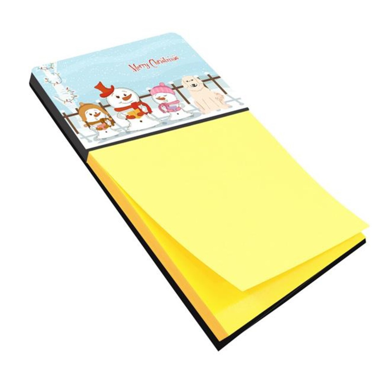 Carolines Treasures BB2414SN Merry Christmas Carolers Great Pyrenese Sticky Note Holder